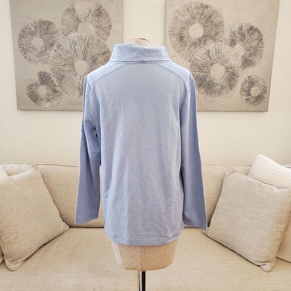 Karen Scott Sport Cowl-Neck Top sz Lg - Picture 6 of 10